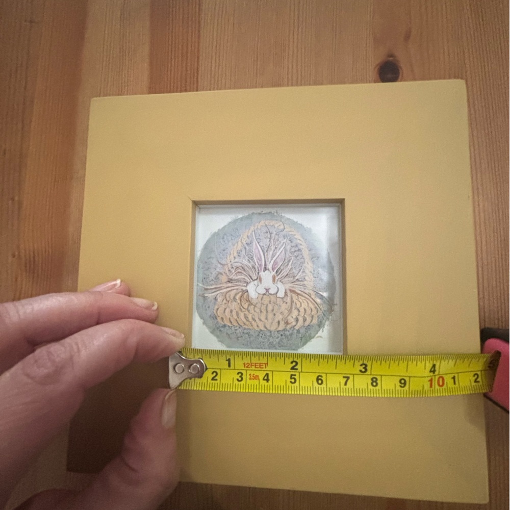 Pottery Barn 3 x 3 inch Yellow Square 🖼️ frame